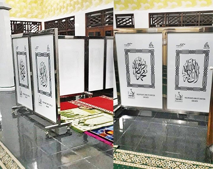 Pembatas Masjid Mushola – Pembatas Shaf sholat LAZNAS BSM