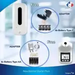 Automatic Hand Sanitizer Dispenser & Stand + K3 Infrared Thermometer - KATALOG_7_11zon