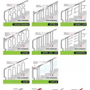 Railing Tangga Stainless