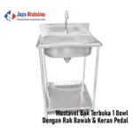 Wastavel-Bak-Terbuka-1-Bowl-Dengan-Rak-Bawah-&-Keran-Pedal_7_11zon