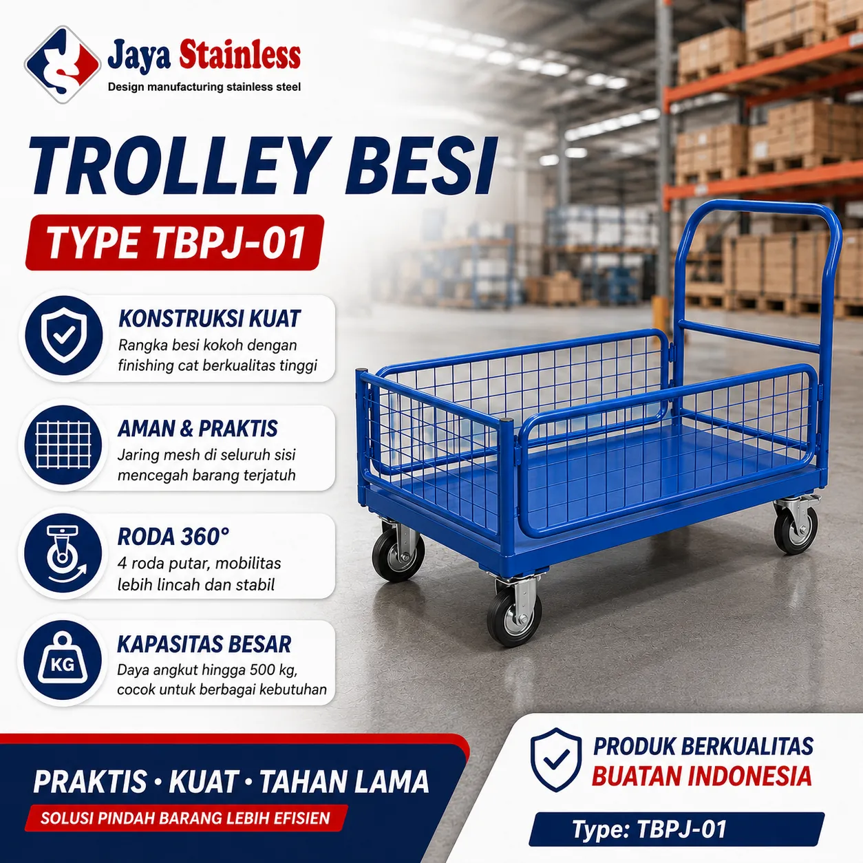 TROLI BESI JAYASTAINLESS BUMA_11zon TROLI BESI JAYASTAINLESS BUMA_11zon