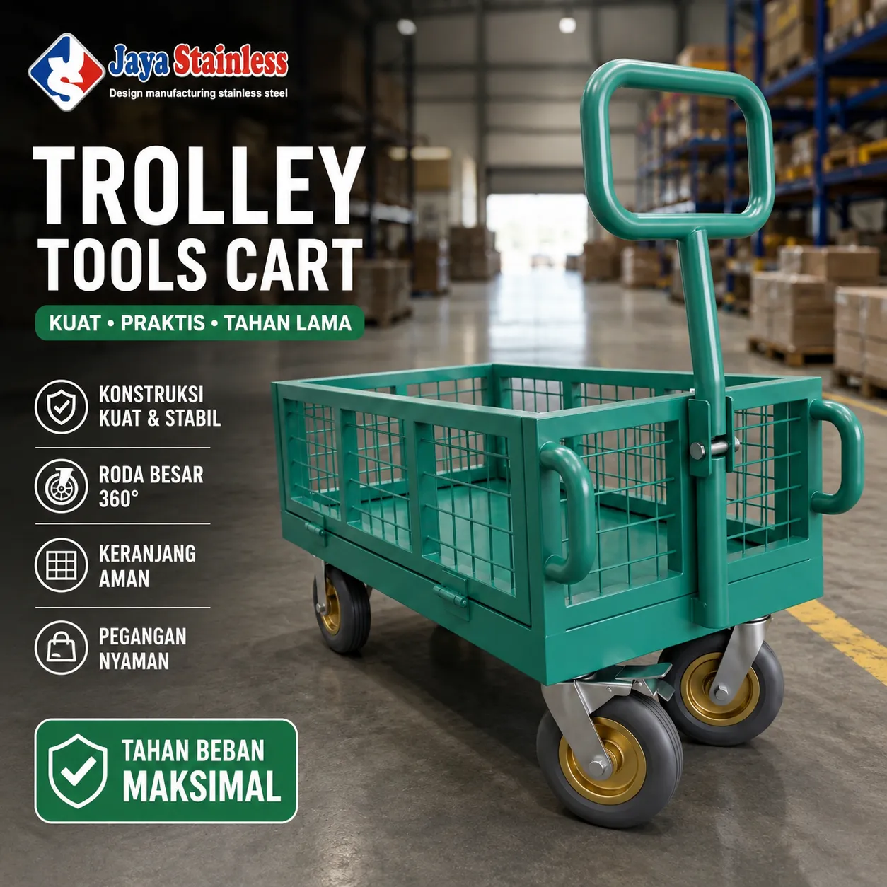 troli barang besi gudang tools carts troli barang besi gudang tools carts
