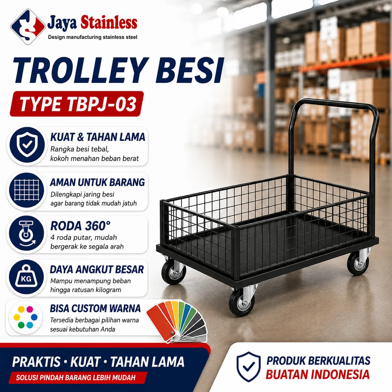 troli besi coklat jaya stainless_11zon troli besi coklat jaya stainless_11zon