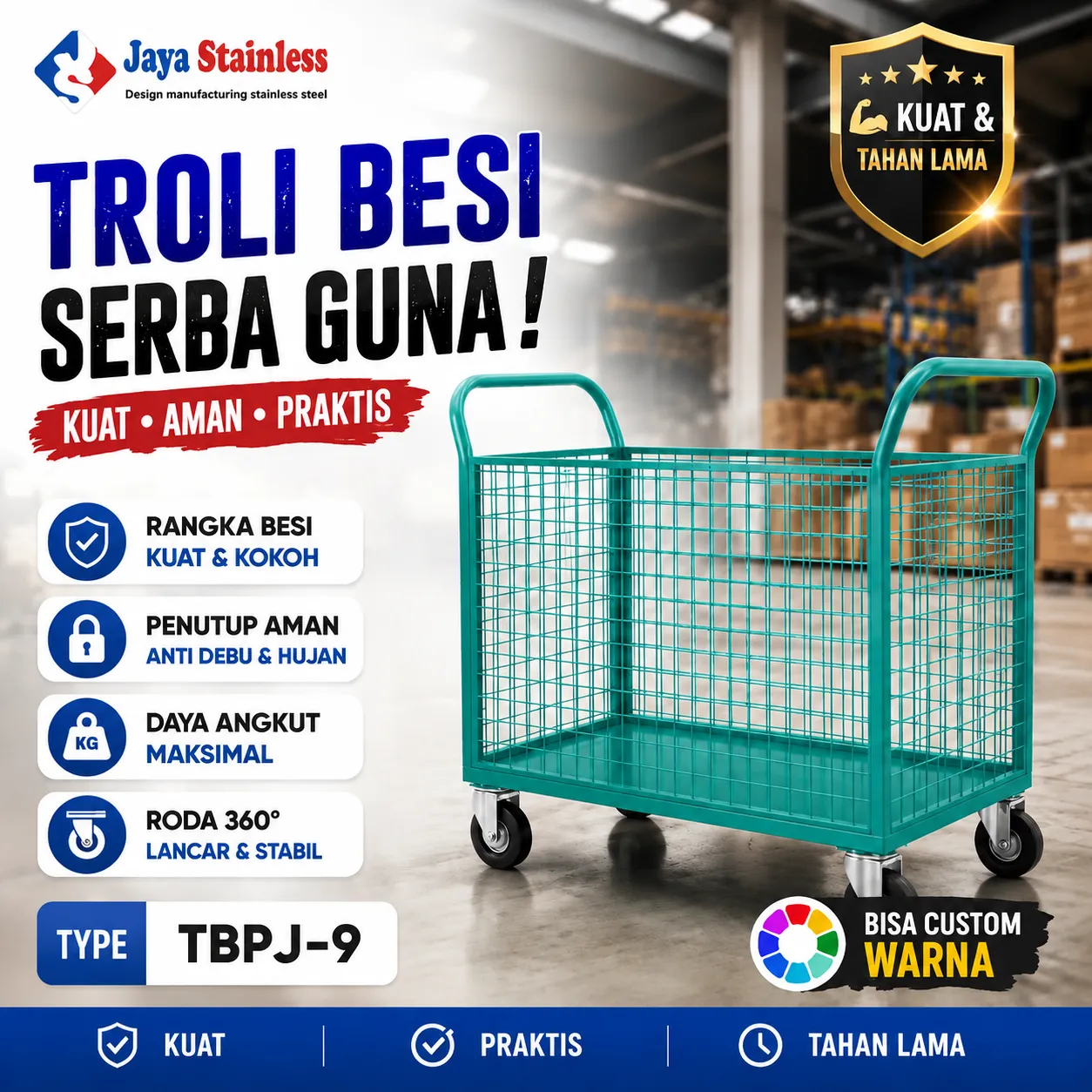 troli besi jaya stainless buma_11zon troli besi jaya stainless buma_11zon