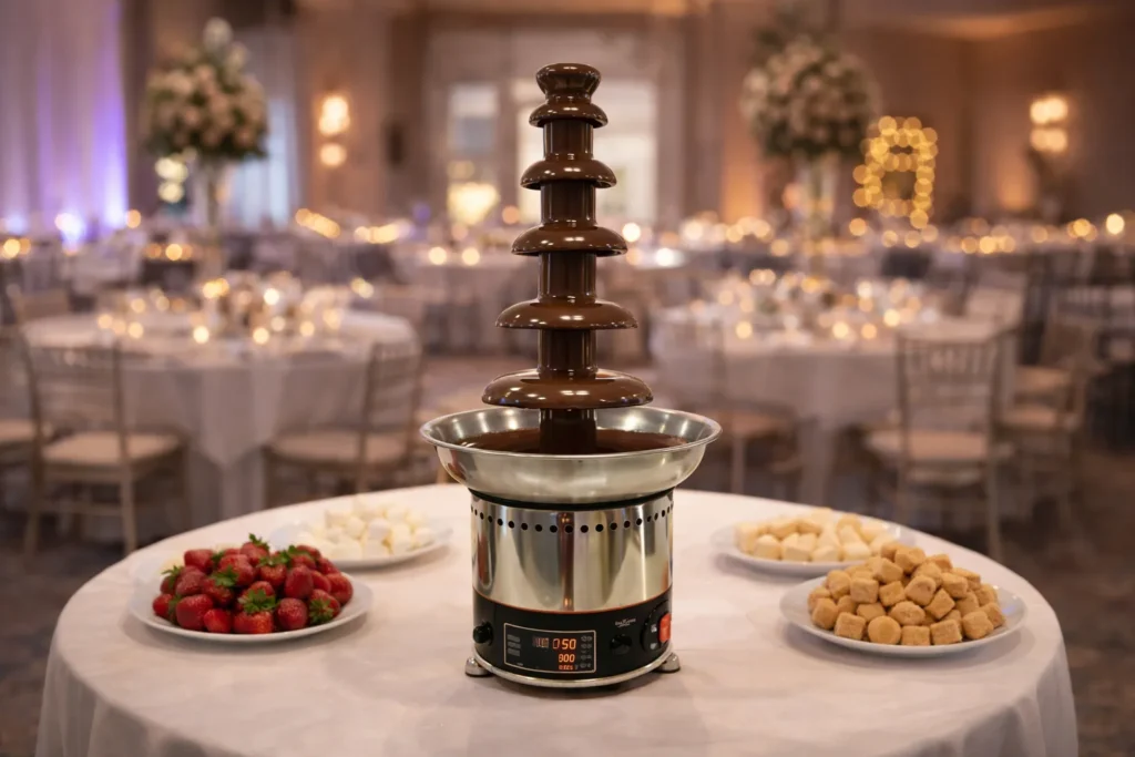 Chocolate Fountain Profesional SC-Q06 untuk Restoran & Katering