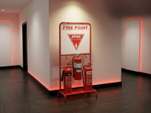 Rak APR di samping Dinding